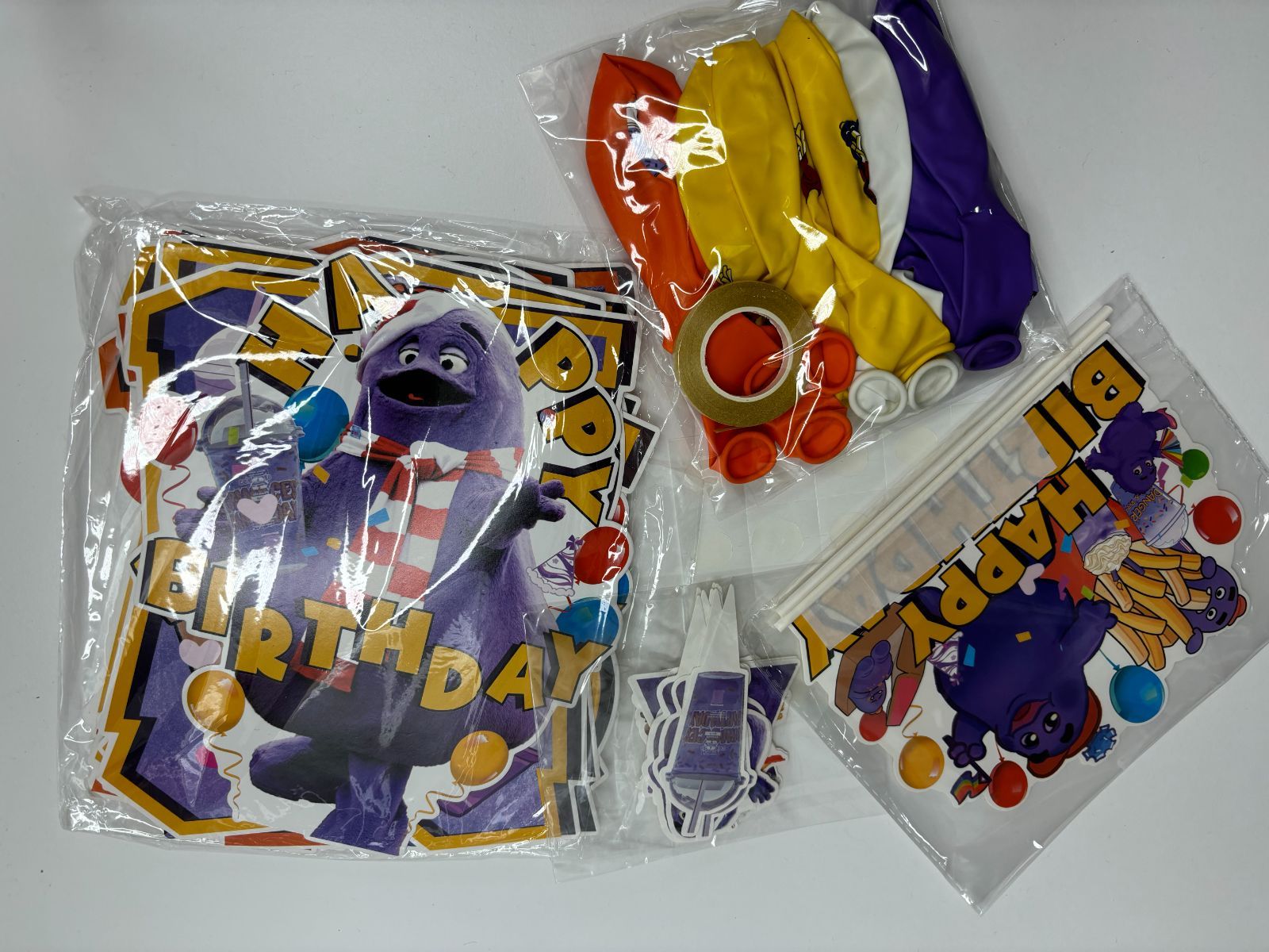 レア！　マクドナルド　キャラクター　ストアディスプレイ　バルーン　グリマス レア！ マクドナルド キャラクター ストアディスプレイ バルーン