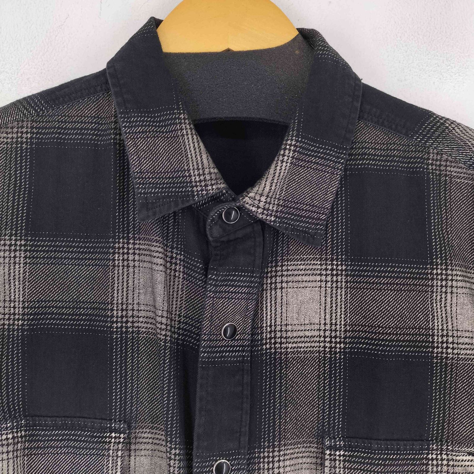 マインデニム MINEDENIM L/S オンブレチェックシャツ メンズ JPN