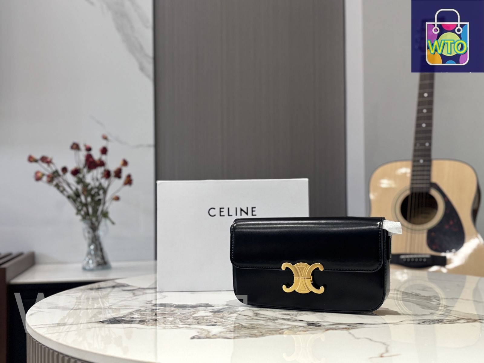 【CELINE直営】大特価！手縫いの特別な１着 今日特価】Celine セリーヌ 凱旋門 アンダーアーバッグ 牛皮製で