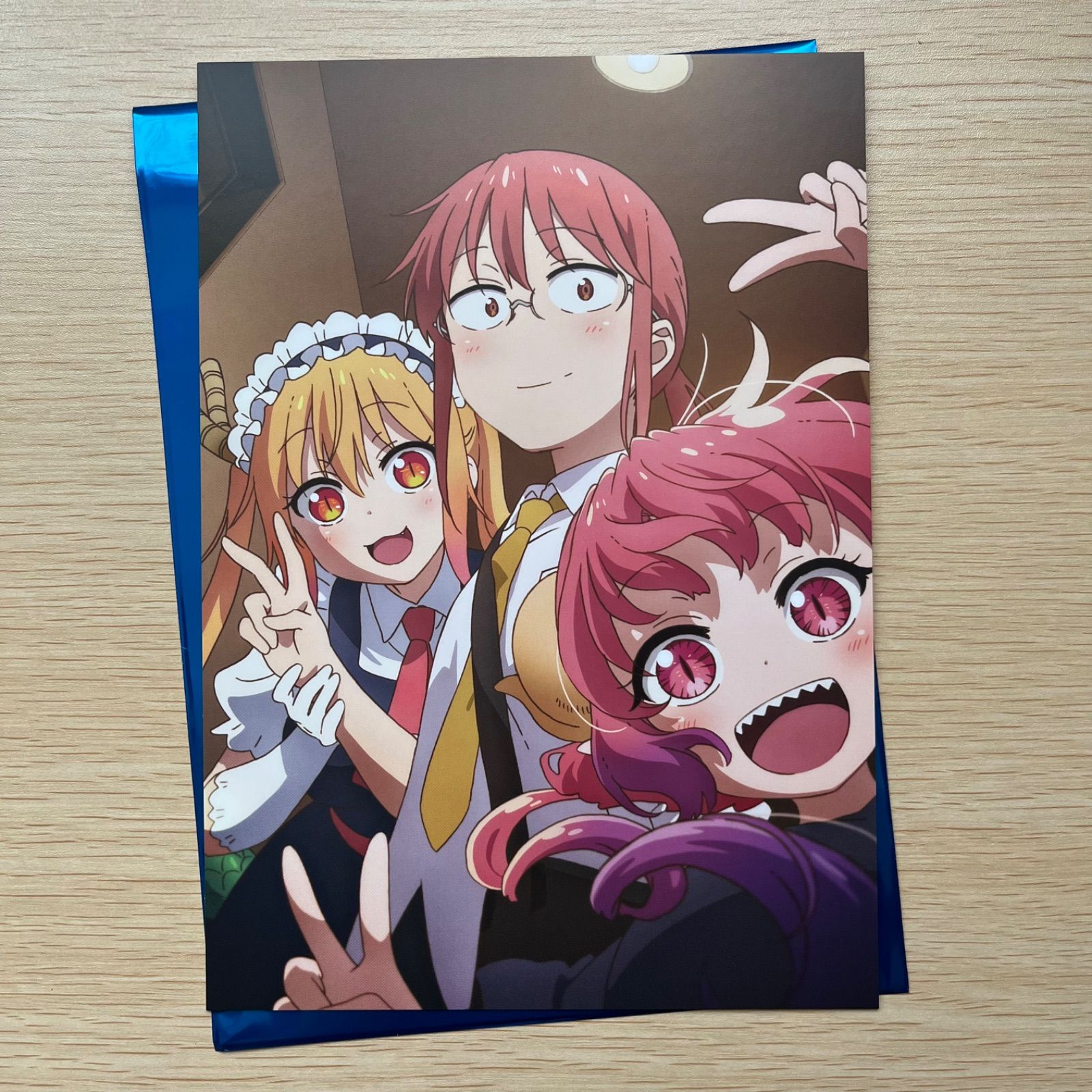 映画 小林さんちのメイドラゴン 入場者特典 2週目 イラスト