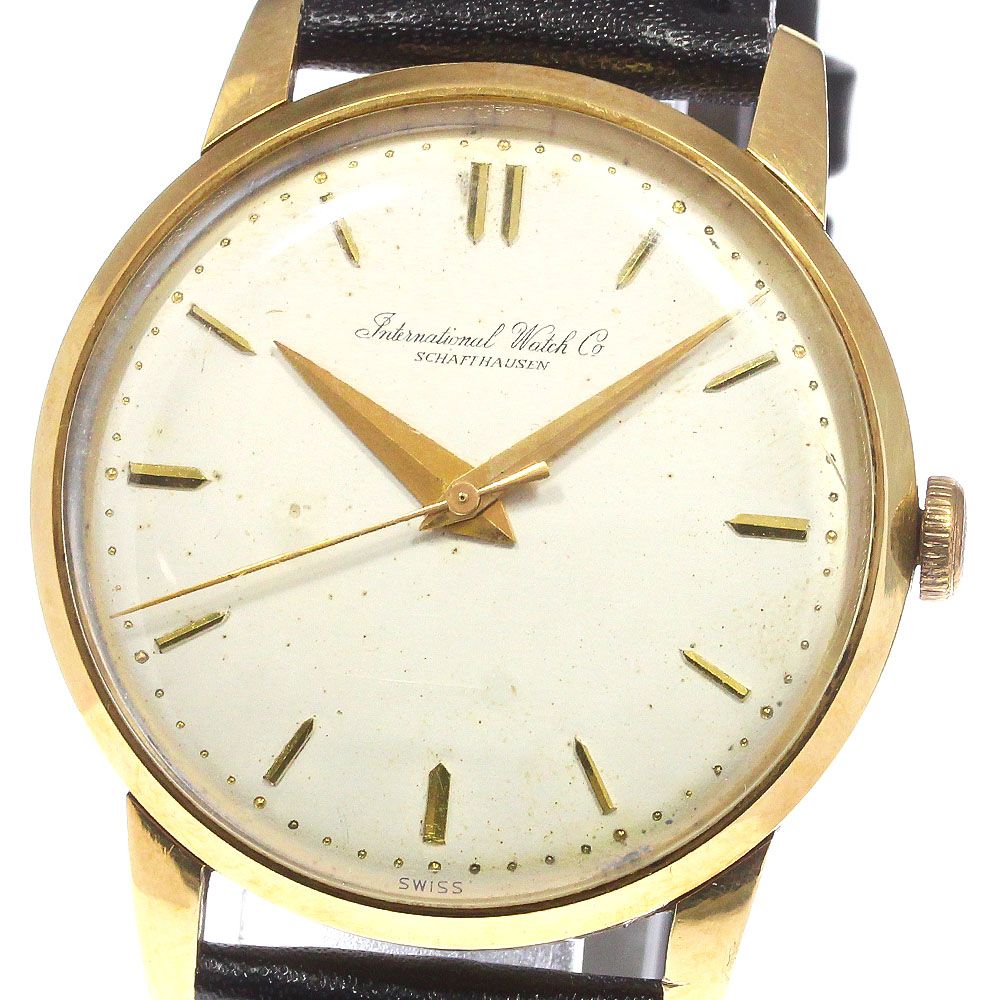 IWC IWC SCHAFFHAUSEN Cal.89 K18YG 手巻き メンズ_666914 - メルカリ
