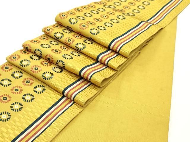 平和屋着物●本場筑前博多織 半幅帯 花間道 正絹 DAAY0197ob