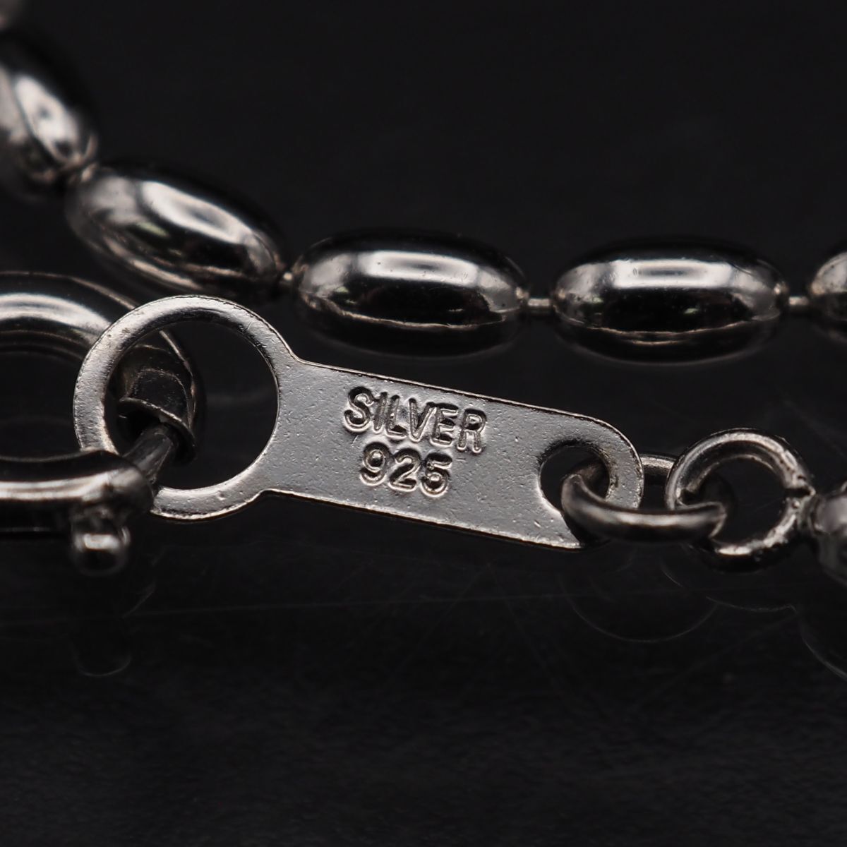 消費税無し A518 本真珠 5mm珠 パール STERLING SILVER925刻印 ブレスレット アクセサリー