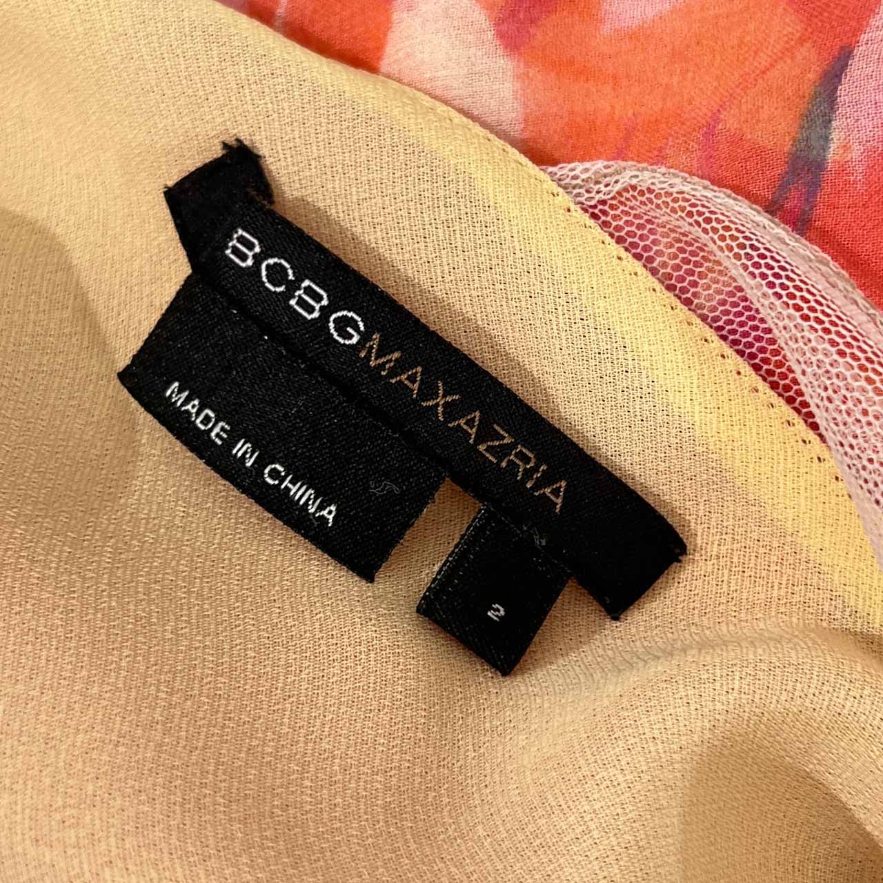 BCBGMAXAZRIA ビーシービージーマックスアズリア シルク100