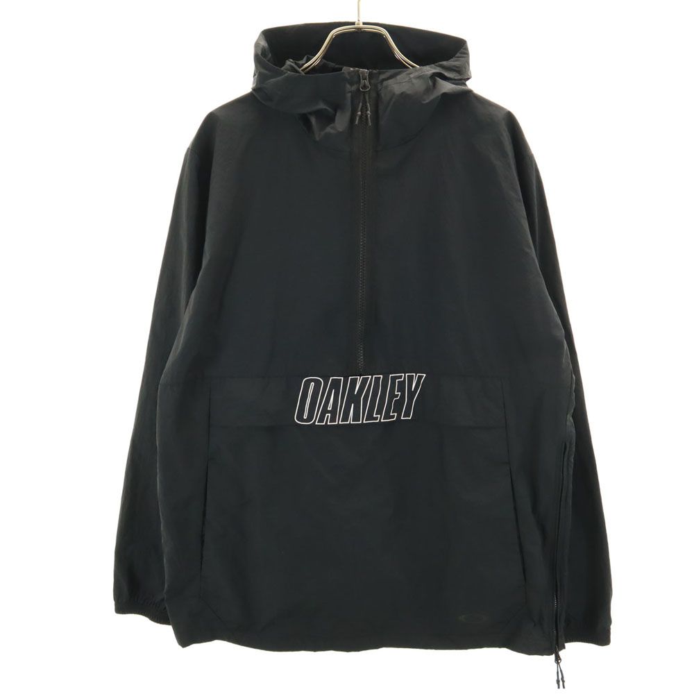 OAKLEY ブラック ジャケット L オークリー 長袖 アノラック ジャケット L ブラック OAKLEY プル