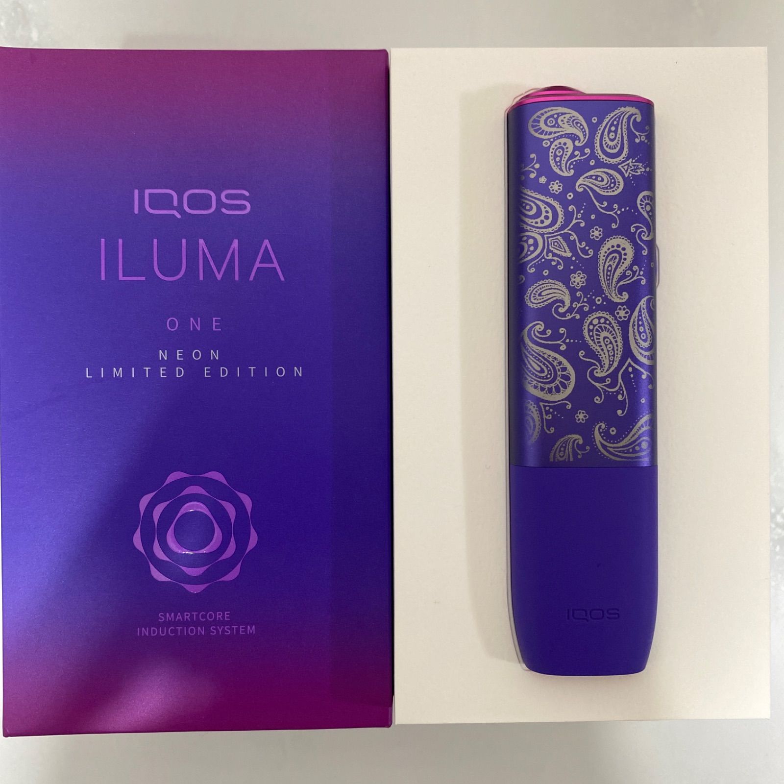 ペイズリー柄 デザイン iQOS ILUMA ONE アイコス イルマ ワン レーザー
