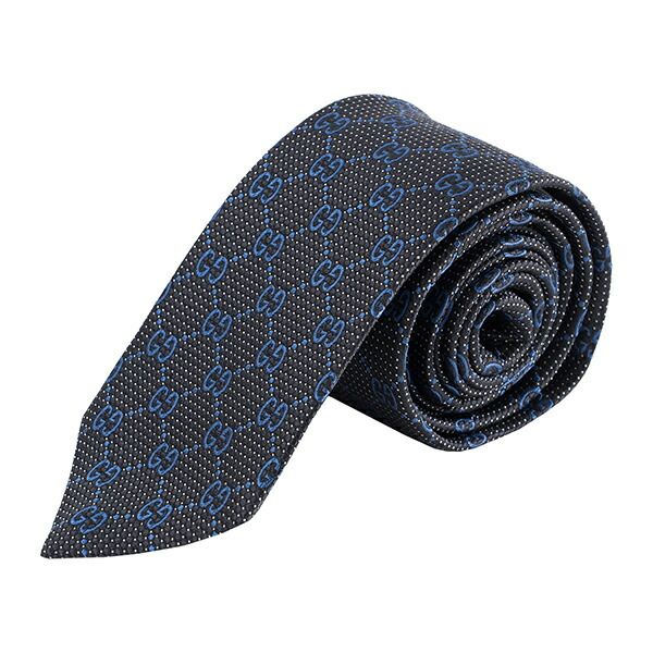 新品 グッチ GUCCI ネクタイ GGパターン ネイビー/ブルー - メルカリ