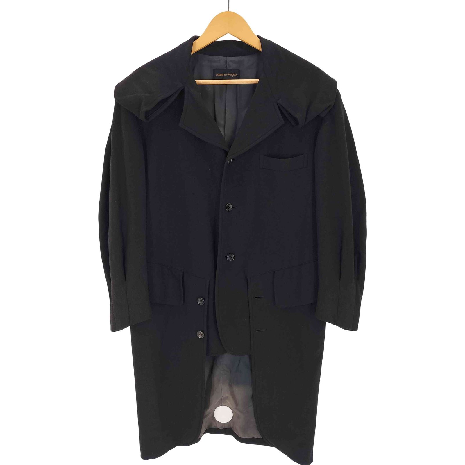 コムデギャルソン COMME des GARCONS 80S ビッグカラーウールコート