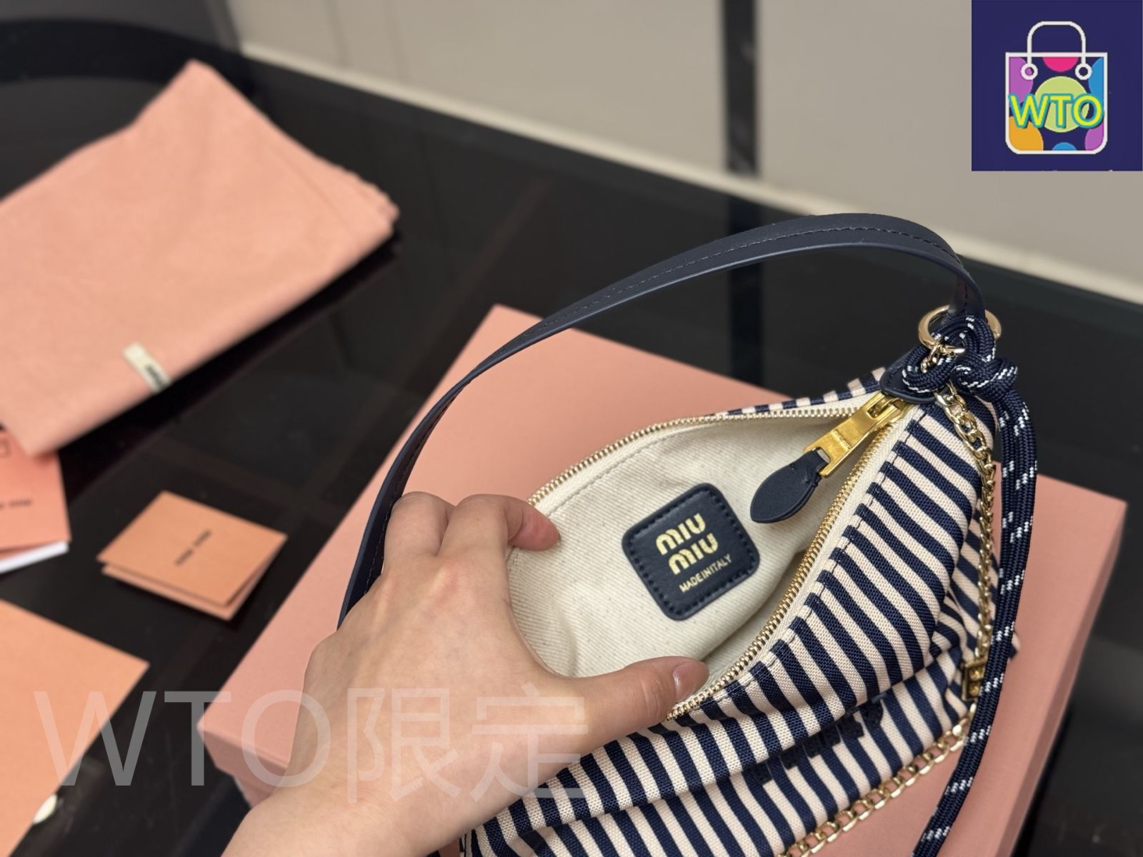 今日WTO】Miu Miu ミュウミュウ キャンバス ランチボックス