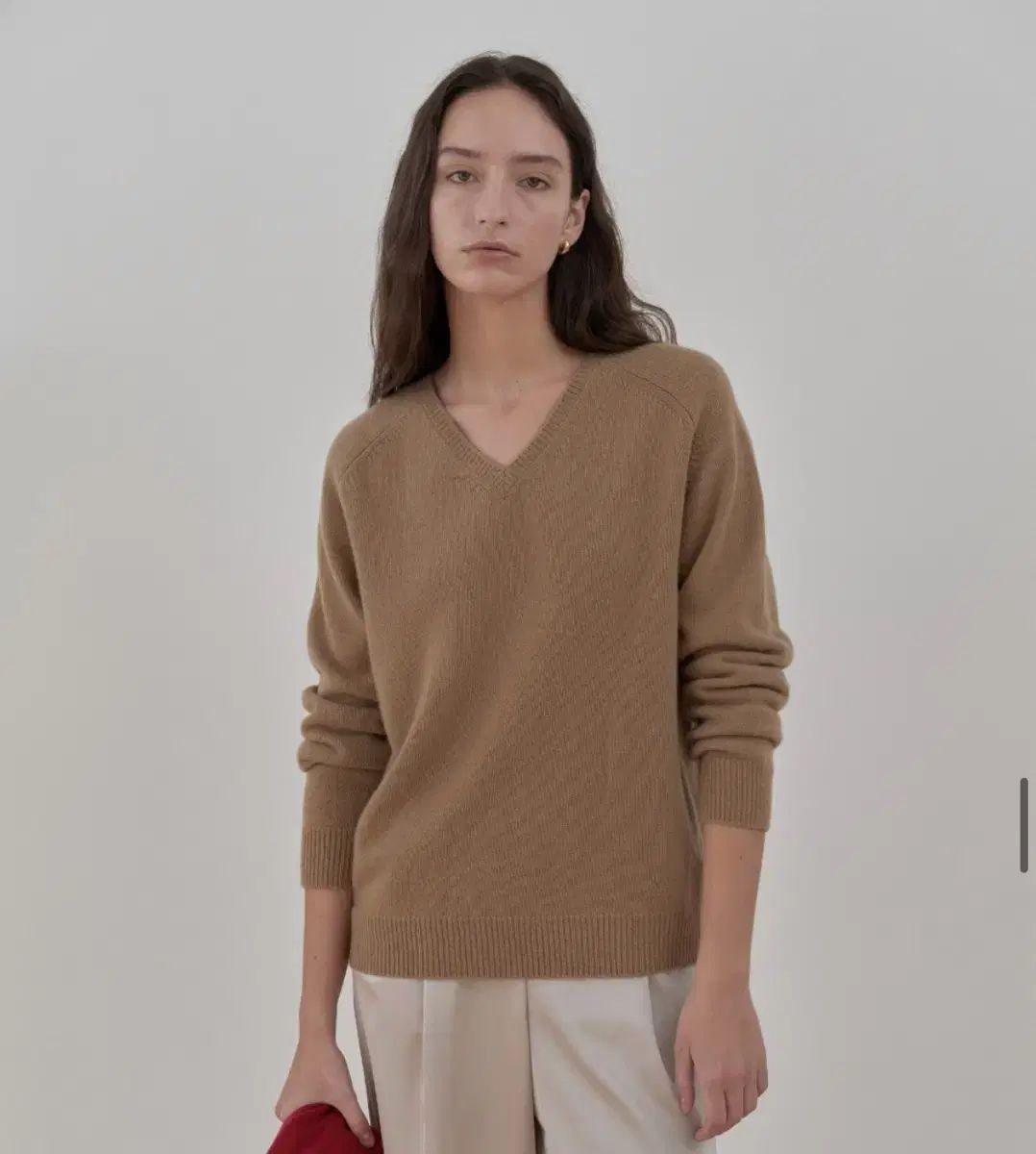 GONGDERINE エッセンシャル 033 カシミヤ Vネック ニット