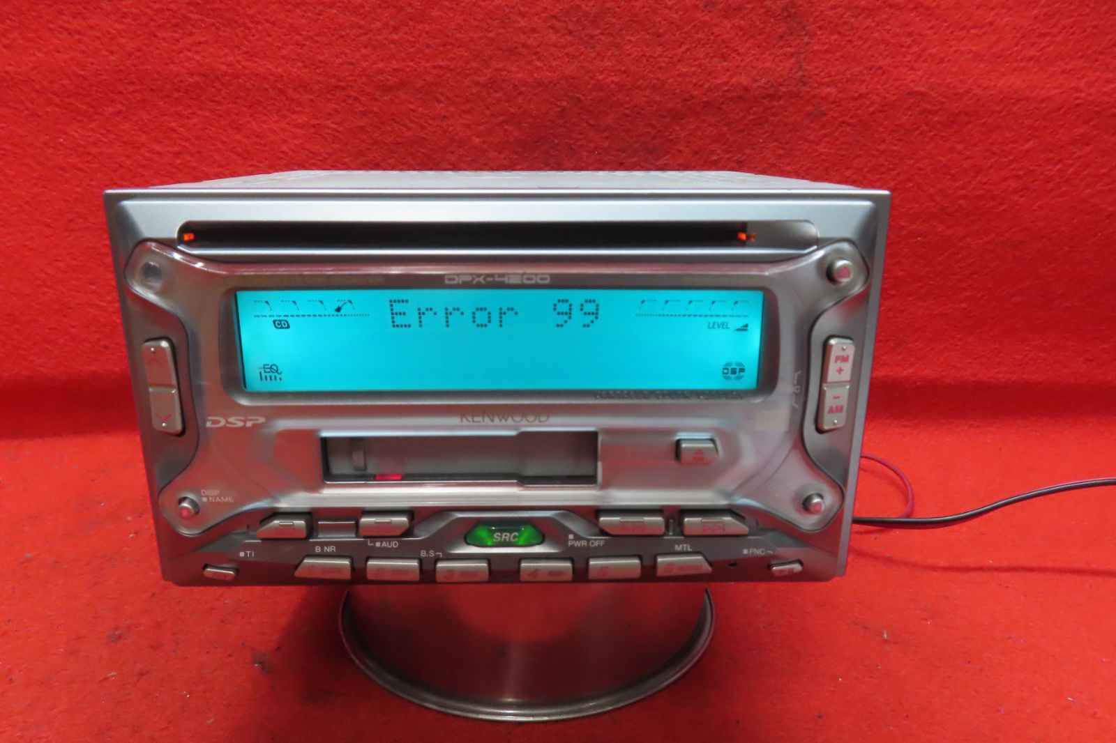 ＊CS1166＊ケンウッド KENWOOD　DPX-4200　CD カセットプレーヤー　デッキ　カーオーディオ　2DIN