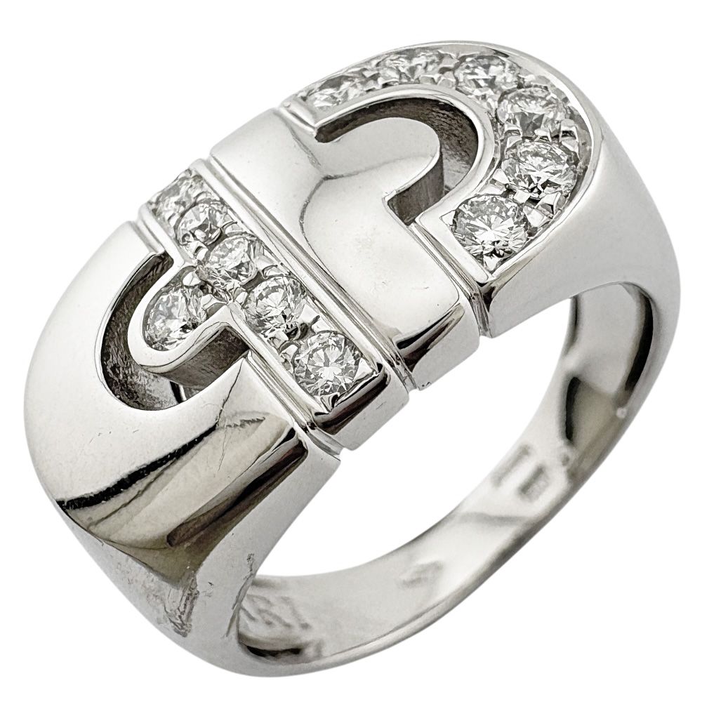 ブルガリ パレンテシ リング 指輪 12号 18金 K18ホワイトゴールド ダイヤモンド レディース BVLGARI ブルガリ