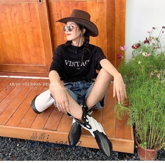 ハート baffalo ウエスタンブーツ ビンテージ y2k ハート baffalo