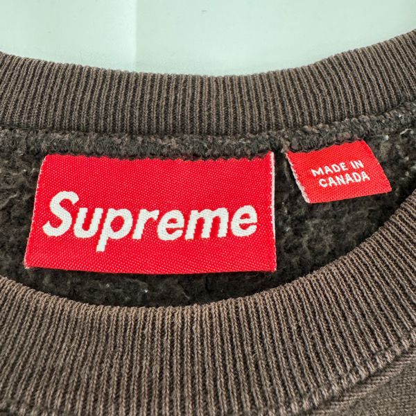 美品シュプリームSupreme スウェット Mサイズ アーチ刺繍ロゴ アーチロゴ Supreme/シュプリーム 初期 Arc Logo Crewneck/アーチロゴ