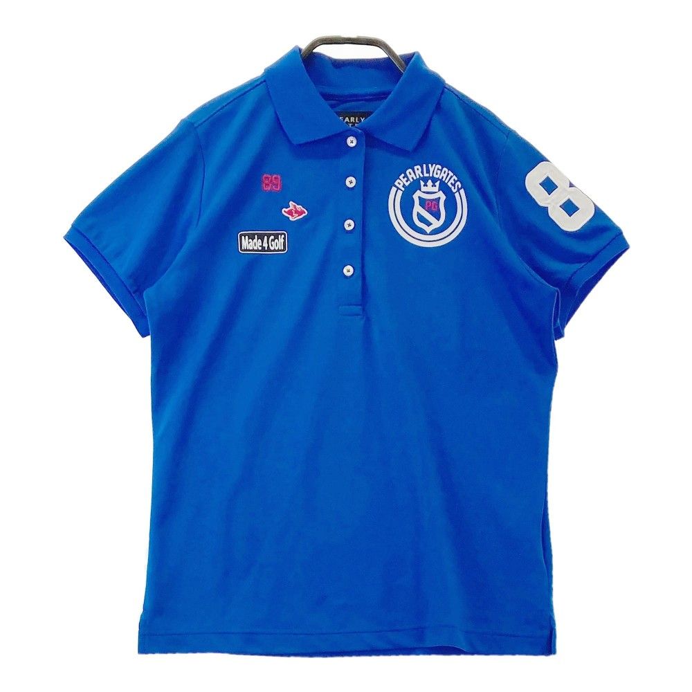 【新品】パーリーゲイツ 半袖ポロシャツ サイズ0 サイズ：0 PEARLY GATES パーリーゲイツ 半袖ポロシャツ ブルー