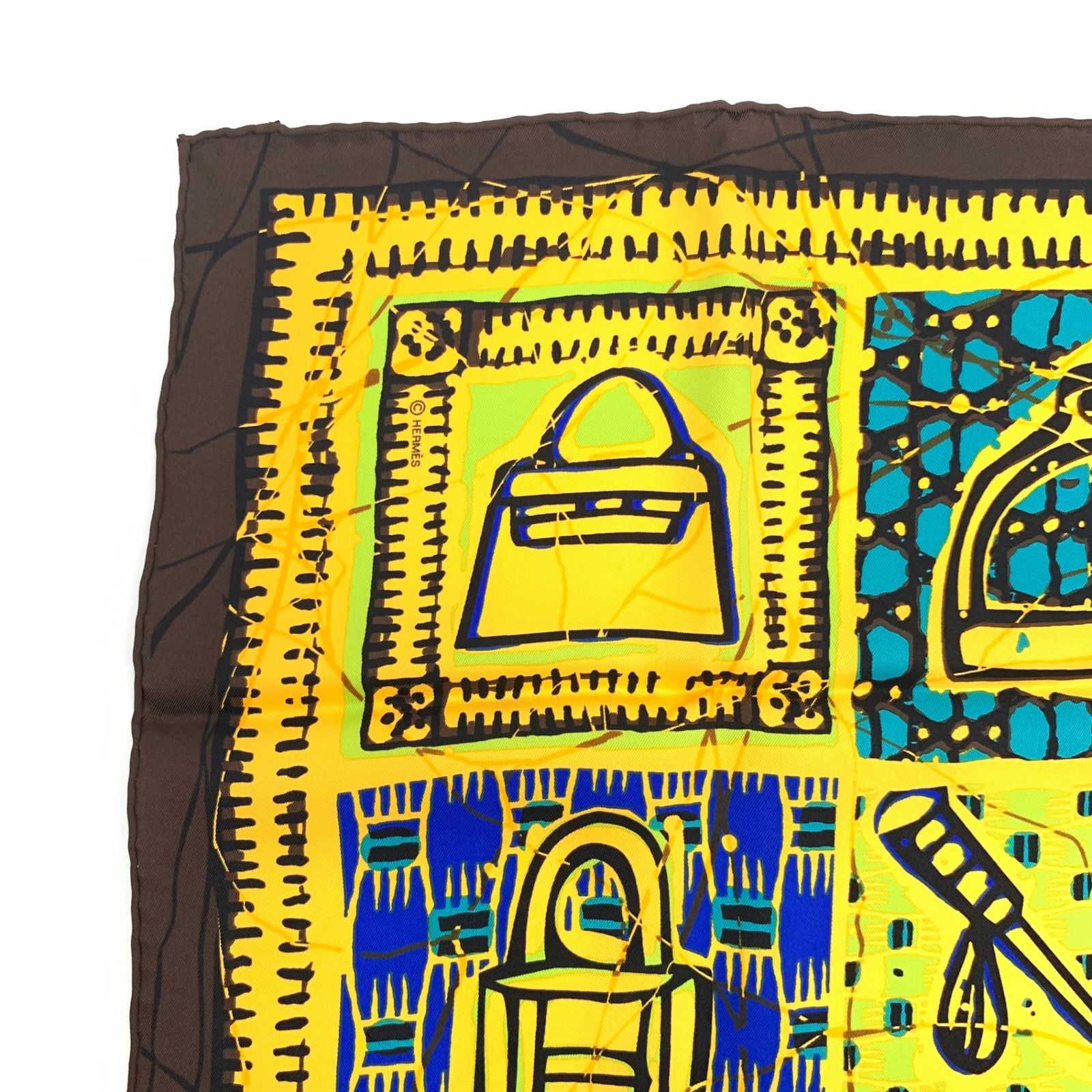 未使用級 希少 HERMES エルメス スカーフ カレ70 ブーブーH Le Boubou