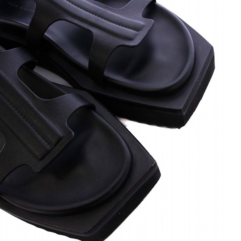 【リックオウエンス】レザーサンダル ヒール12cm ブラック 楽天市場】RICK OWENS リックオウエンス シングルボウウェッジ