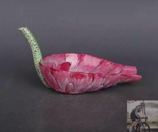 粉彩蓮花紋秋操杯 磁器 現代工芸品 美術品 装飾品 置物 - メルカリ