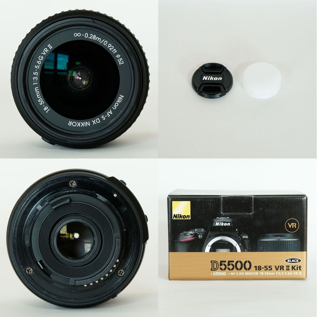 美品｜シャッター数13,379回] Nikon D5500 18-55 VR II レンズキット
