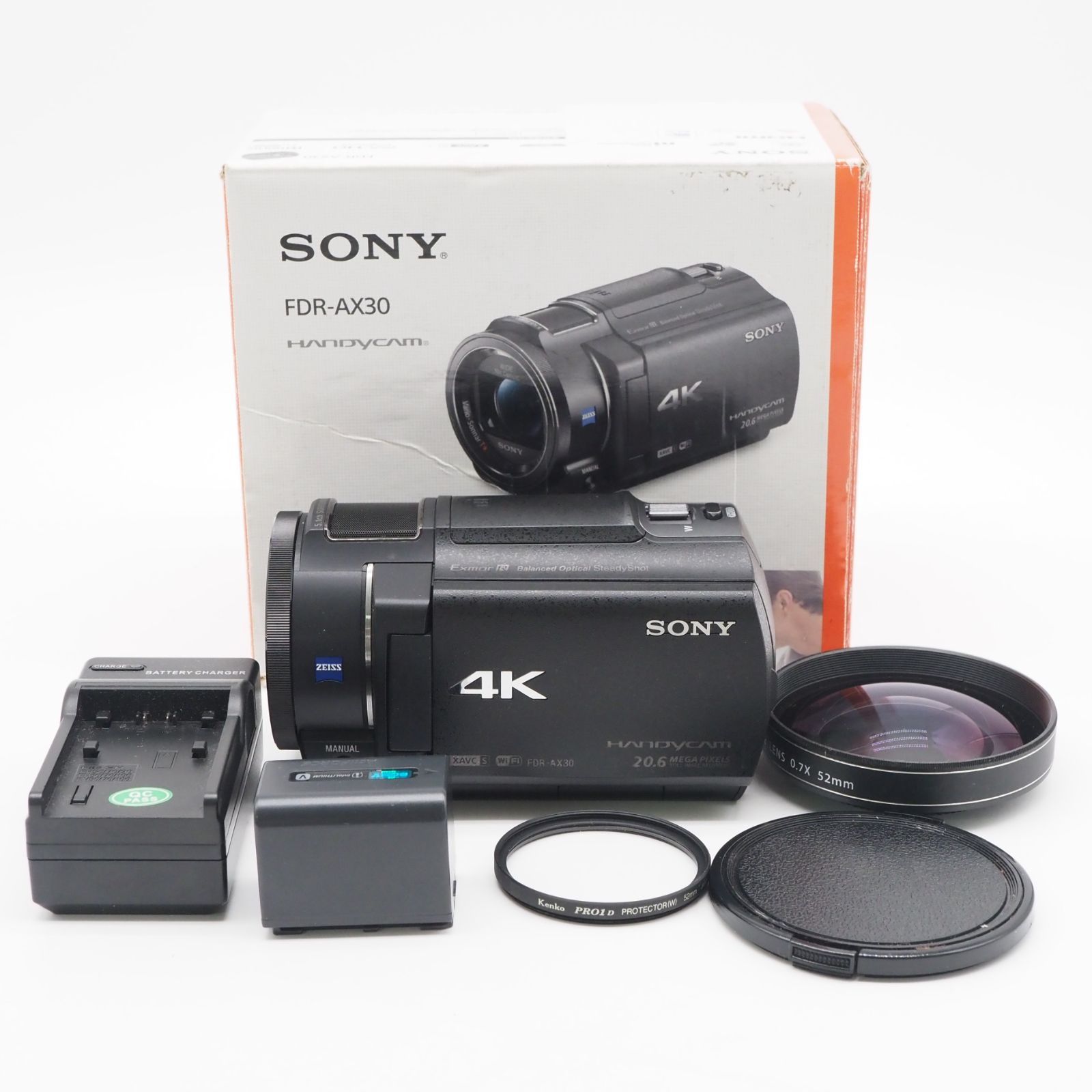 ほぼ SONY ソニー FDR-AX30 BC 高画質4K撮影◎人気ビデオカメラ