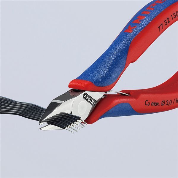 KNIPEX クニペックス エレクトロニクスニッパー コンフォート 全長130mm 7732-130