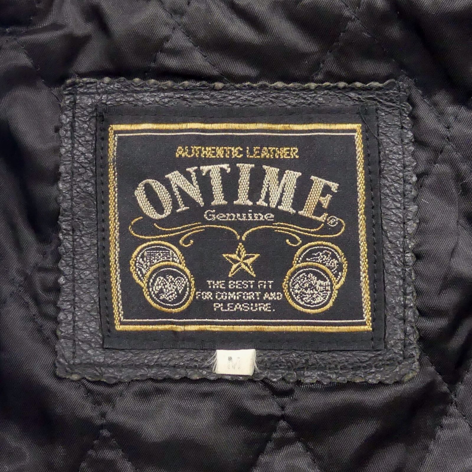 ONTIME オンタイム ライダースジャケット M 本革 ダブル メンズ