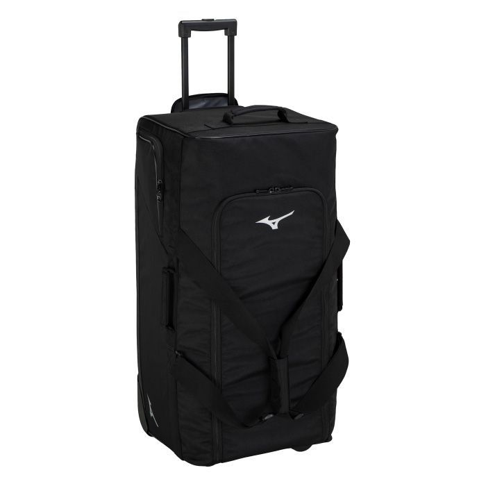 スペシャルサイズ！ 大型品 自社倉庫在庫有 ミズノ MIZUNO 遠征キャスターバッグ 115L 継続モデル 33JC3107 キャスターバック キャリーバッグ タイヤ付き 部活動 合宿 試合 ブラック 自社 【送料無料】
