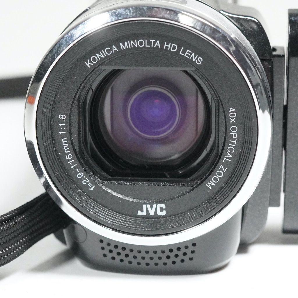 【動作ＯＫ】 JVC Everio GZ-E108-B 動作OK】 JVC Everio GZ-E108-B - メルカリ