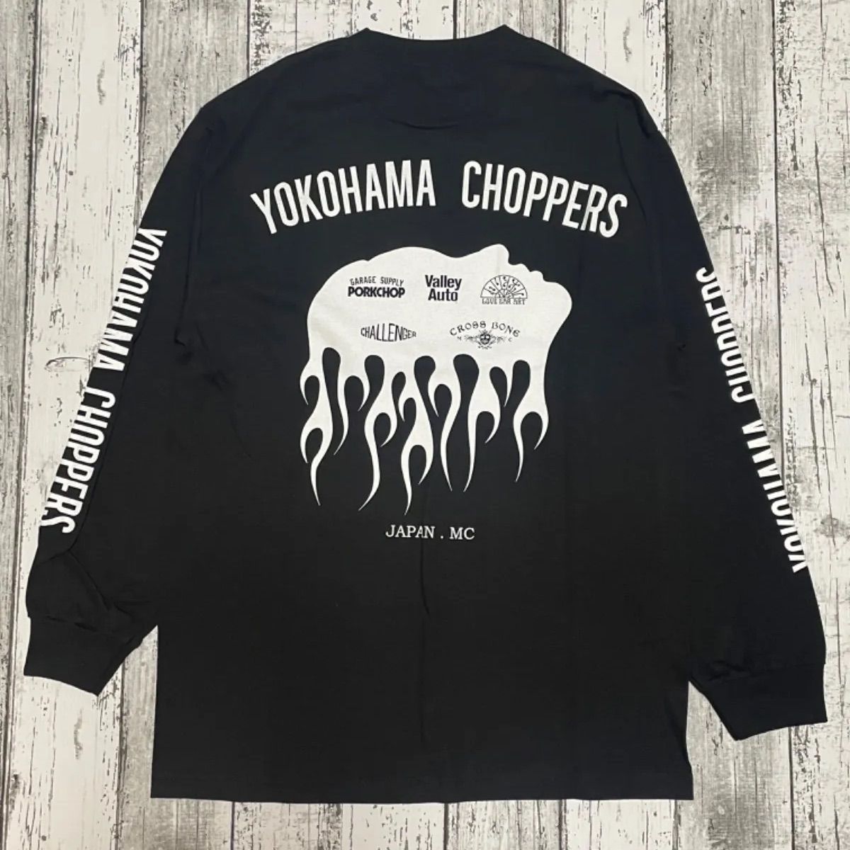 HRCS限定 ヨコハマチョッパーズ yokohama choppers ロンT 長瀬智也 challenger チャレンジャー  neighborhood ネイバーフッド ラフアンドラゲッド ROUGH AND RUGGED SAMS サムズ - メルカリ