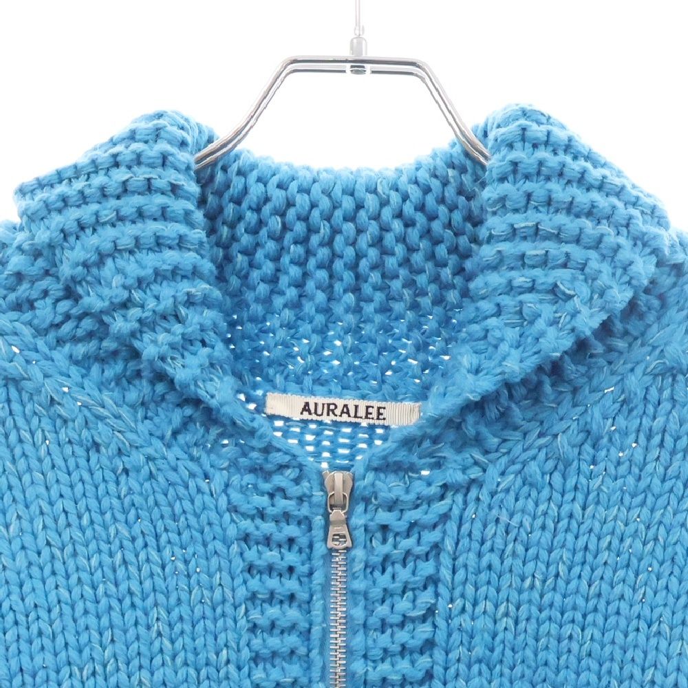 AURALEE (オーラリー) SILK WOOL HAND KNIT COWICHAN シルク ウール 