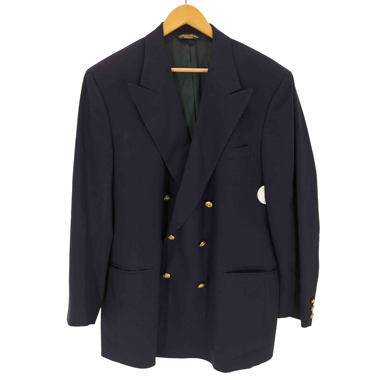 90s ブルックスブラザーズ　USA製 三角タグ 紺ブレ 金ボタン 40 ブルックスブラザーズ BROOKS BROTHERS USA製 三角タグ 紺ブレ 金