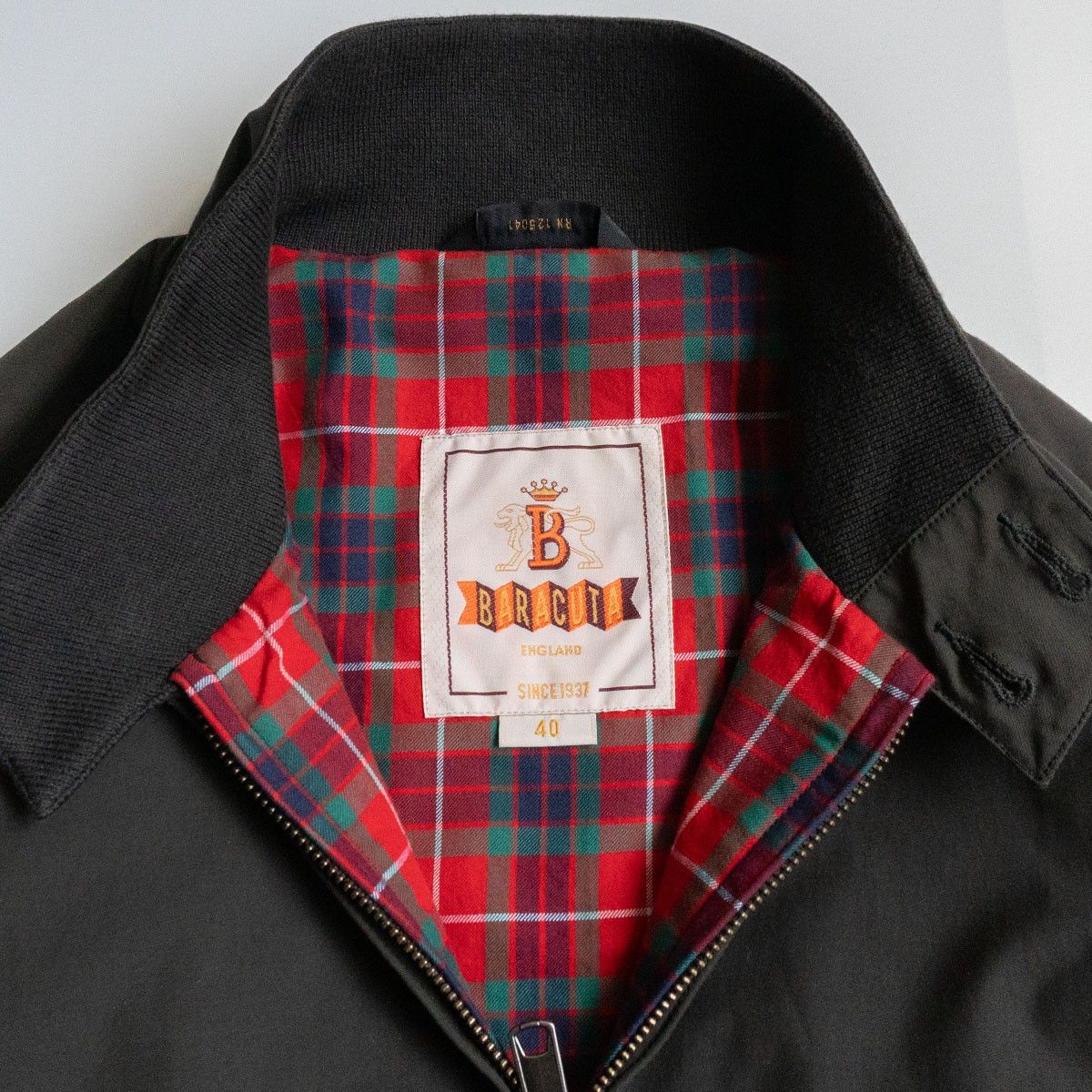 【美品】バラクータ　G9 ハリントンジャケット スウィングジャケット 40 L BARACUTA（バラクータ） スウィングトップ G9 クラシックハリントン