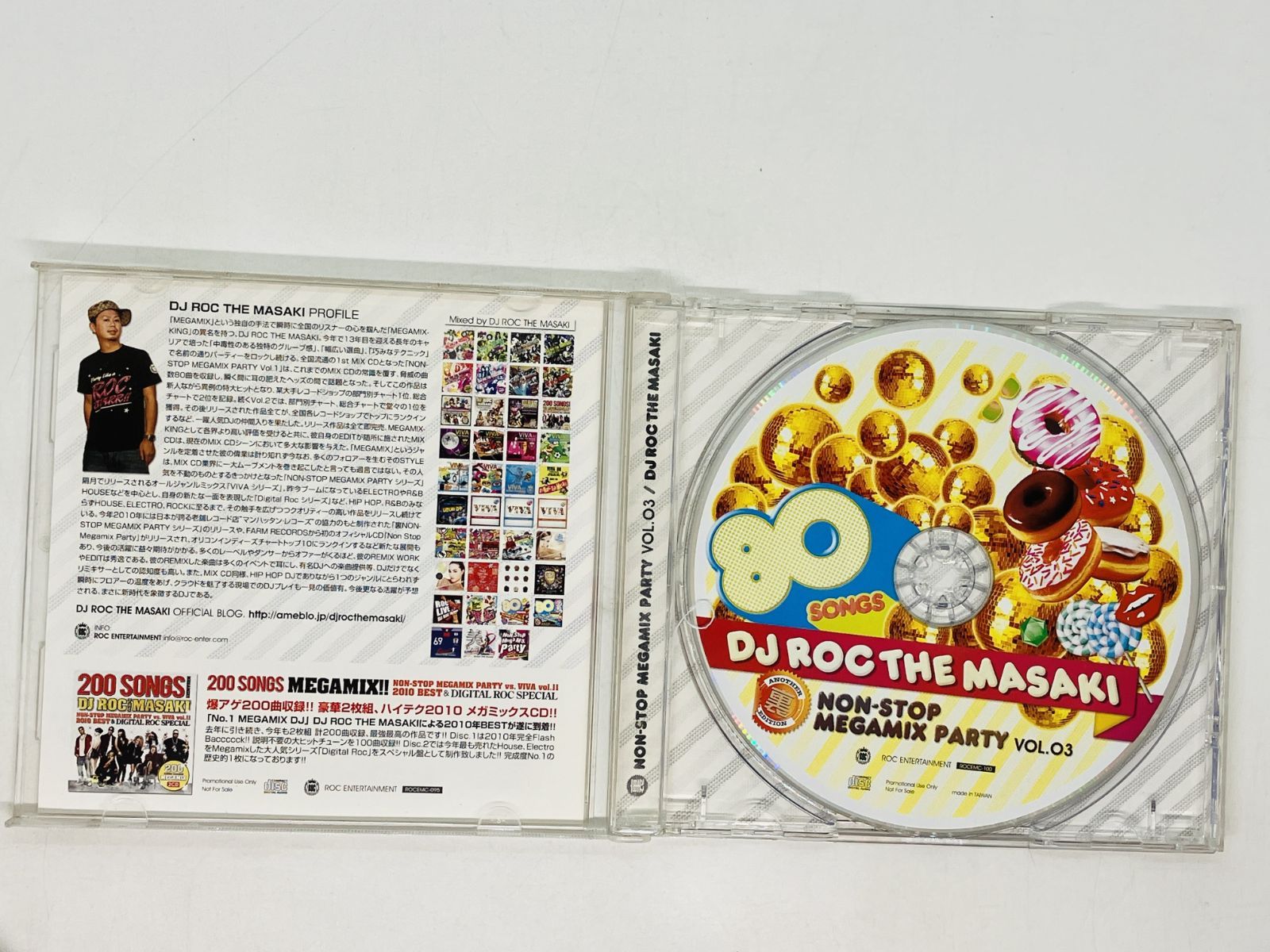 CD NON-STOP MEGAMIX PARTY VOL.03 / DJ ROC THE MASAKI / アルバム