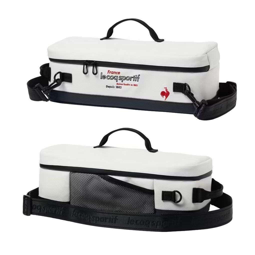 ルコックスポルティフ ゴルフ カートポーチ【ブラック】新品！ 縦型／クラッチタイプ 2WAYカートポーチ(ラウンドバッグ)