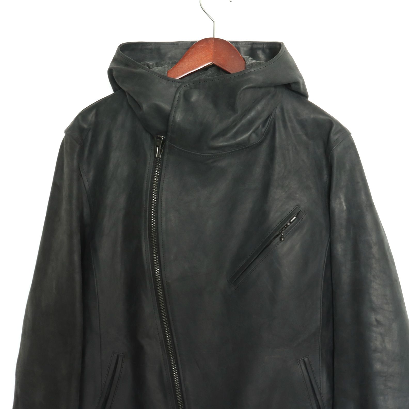 ヨウジヤマモト×イサムカタヤマ バックラッシュ 19aw レザージャケット ヨウジヤマモト×イサムカタヤマ バックラッシュ - 上質レザーの