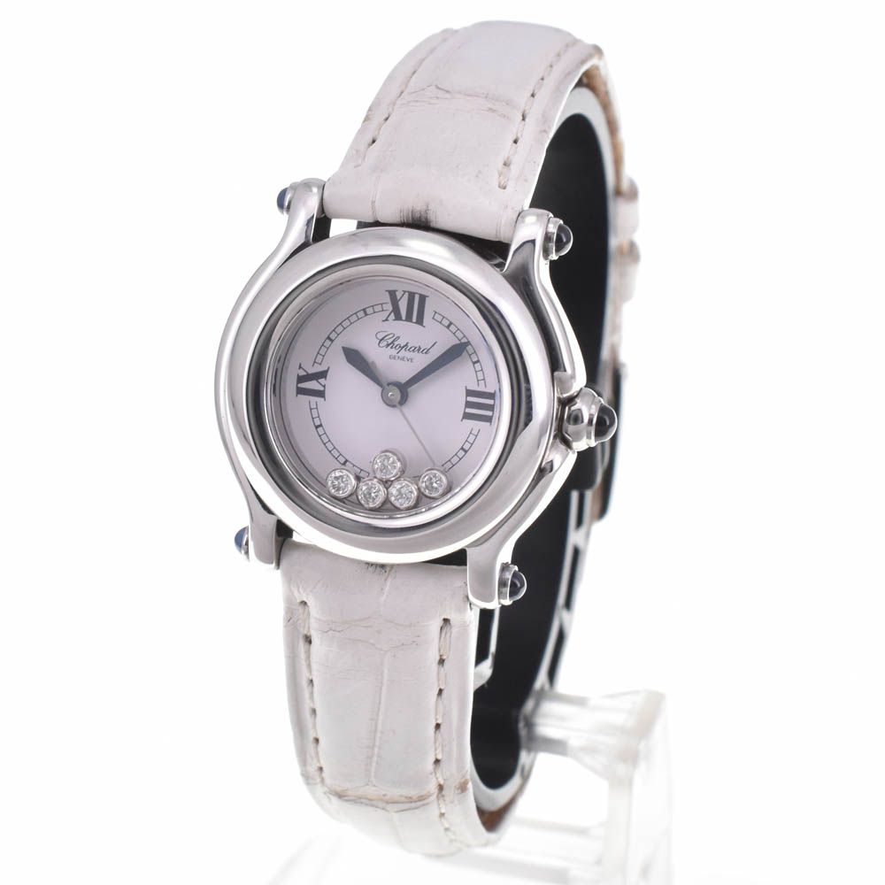 ショパール Chopard 27 8245-23 ハッピースポーツ 5P ダイヤモンド クォーツ レディース L 143042