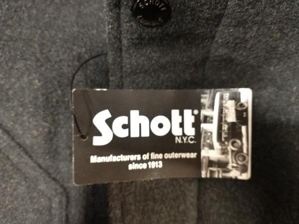 Schott N.Y.C ショット WOOL MILITARY COAT ウールミリタリーコート 3112069 ブラック系 サイズL - メルカリ