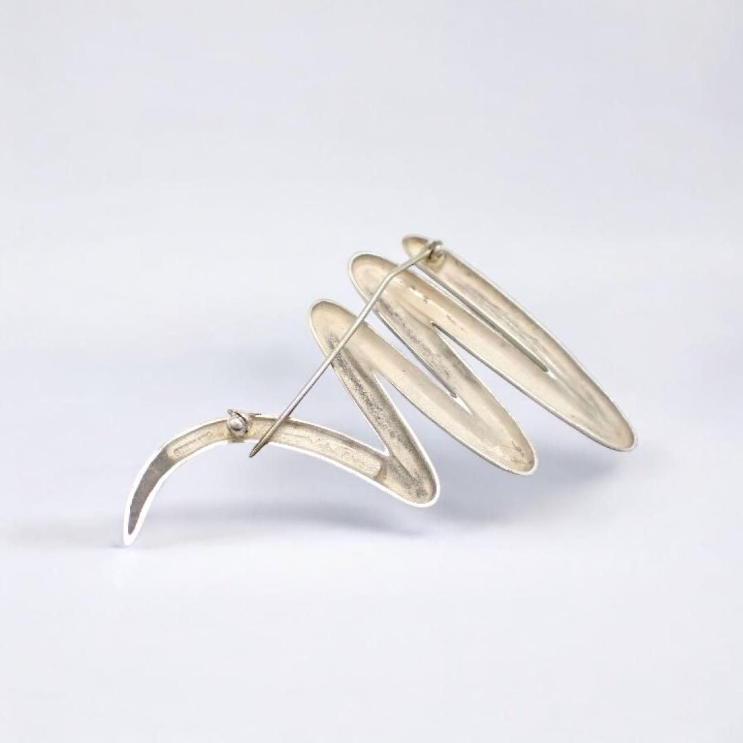 美品 稀少 ラージサイズ★ ティファニー スクリブル ブローチ SV925 ティファニー スクリブル ラージ ブローチ 大ぶり 925 シルバー 3122