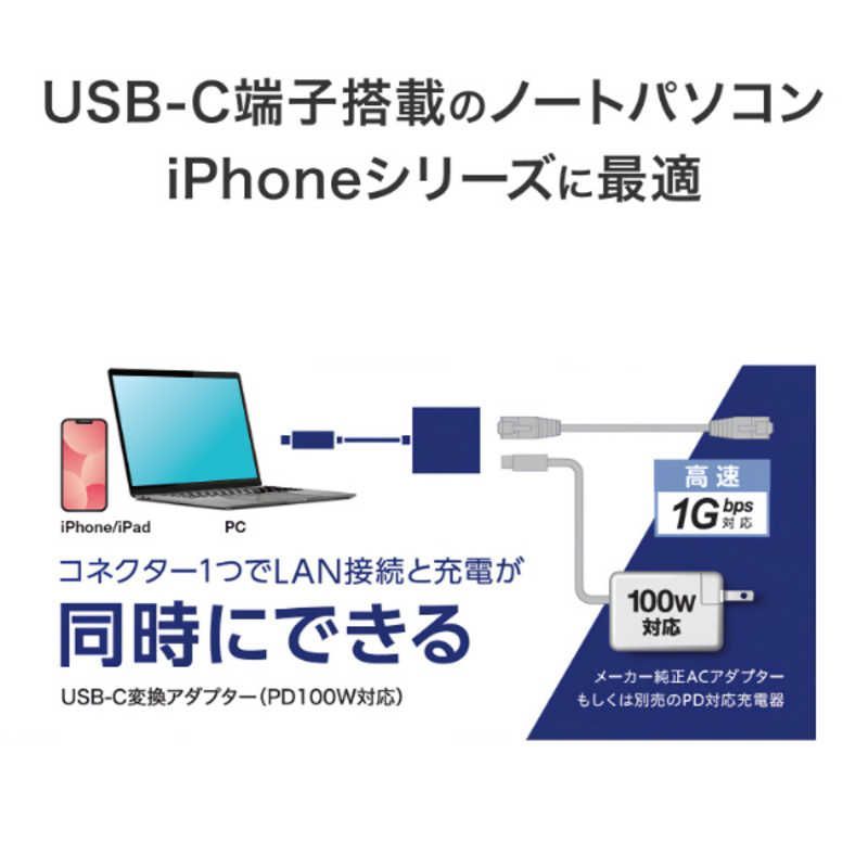 【 新品 未開封 】 GOPPA 有線LAN接続しながら充電もできるUSB-C(R)変換アダプター (PD100W 対応) ［LAN / USB Power Delivery対応］ ブラック GP-CR45H100/B 未使用 送料無料