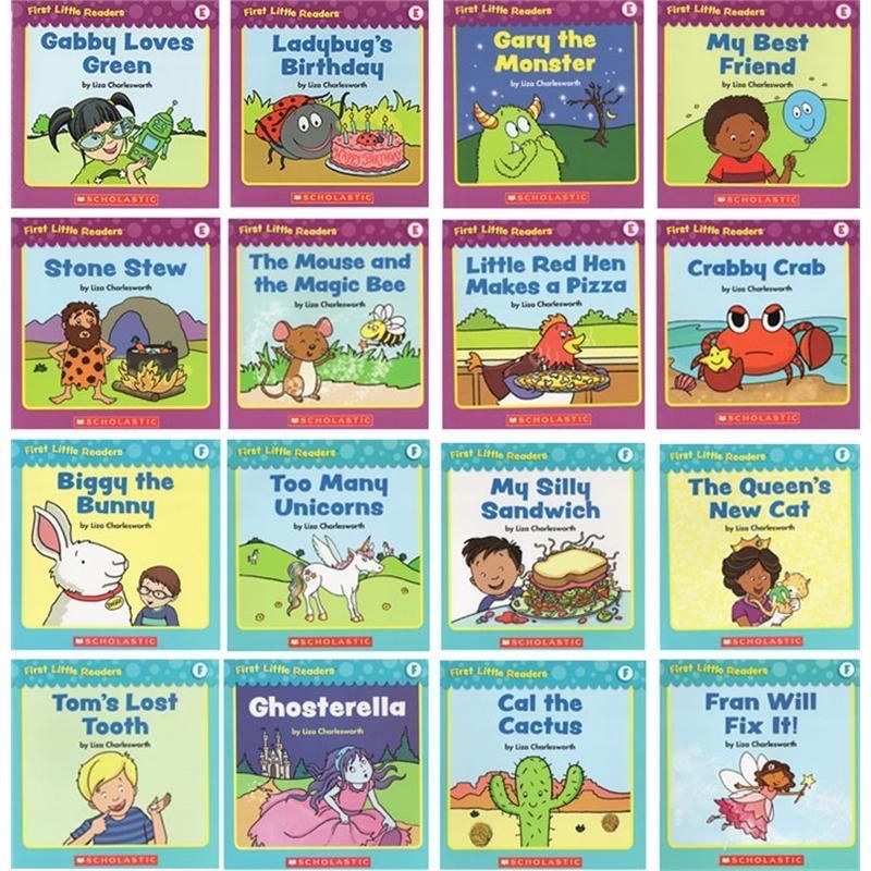 人気セット first little readers等5点絵本 マイヤペン対応 First Little Readers EFセット 絵本16冊 CD付 箱付 高品質