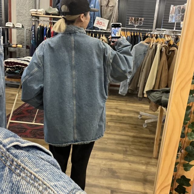 か*ん様 Carhartt デニム カバーオール carhartt / カーハート】カバーオール デニムジャケット - メルカリ