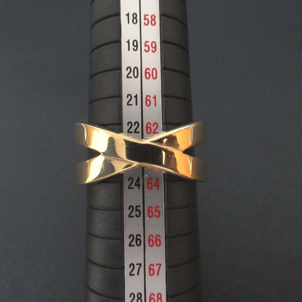 美品 HERMES エルメス GP リュバン スカーフリング ゴールドカラー  