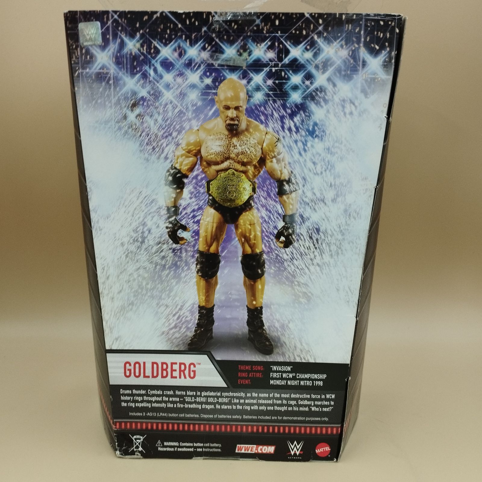 D21414】マテル社 WWE ゴールドバーグ フィギュア - メルカリ