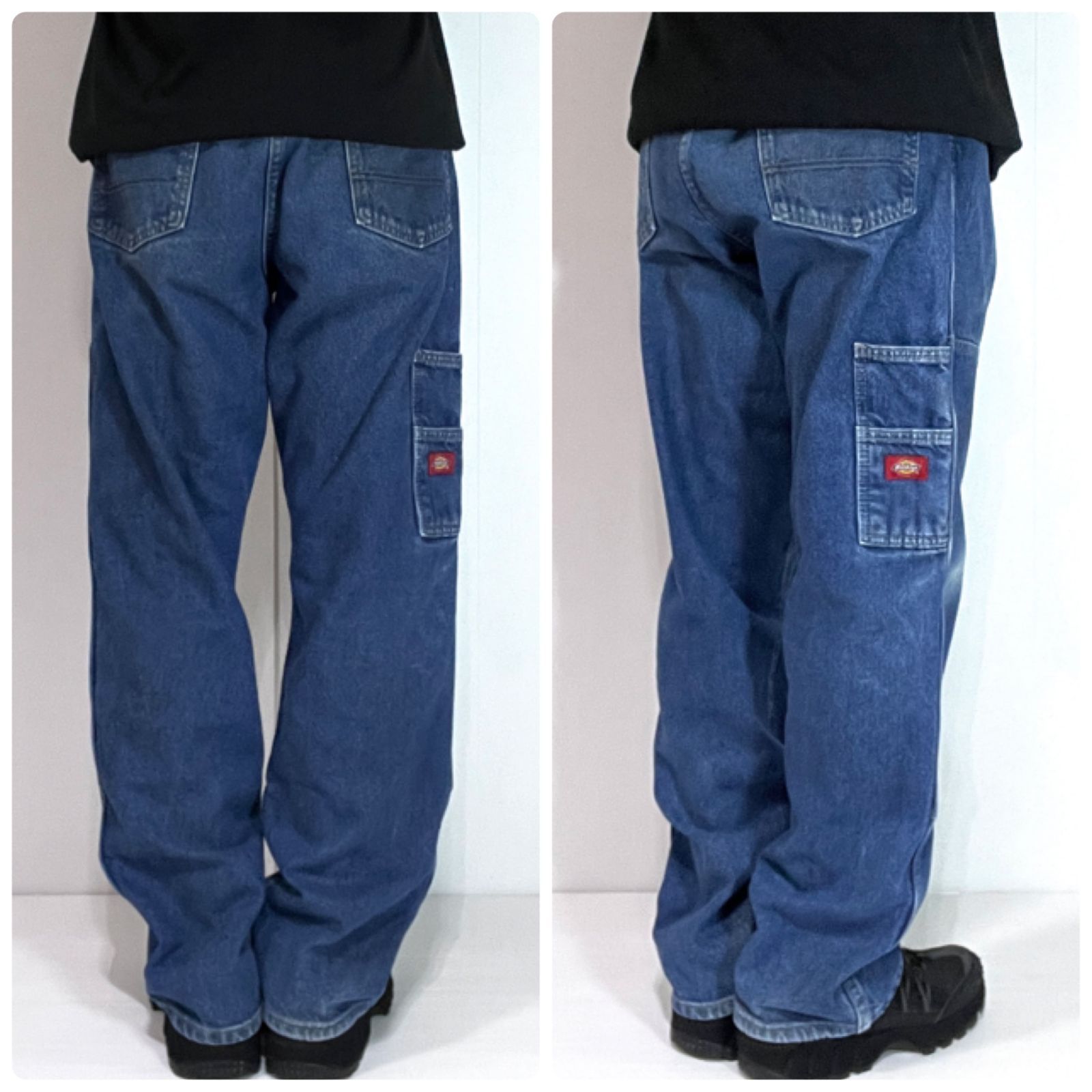 Dickies ディッキーズ W36 L32 ダブルニー ヘビーオンス デニム 