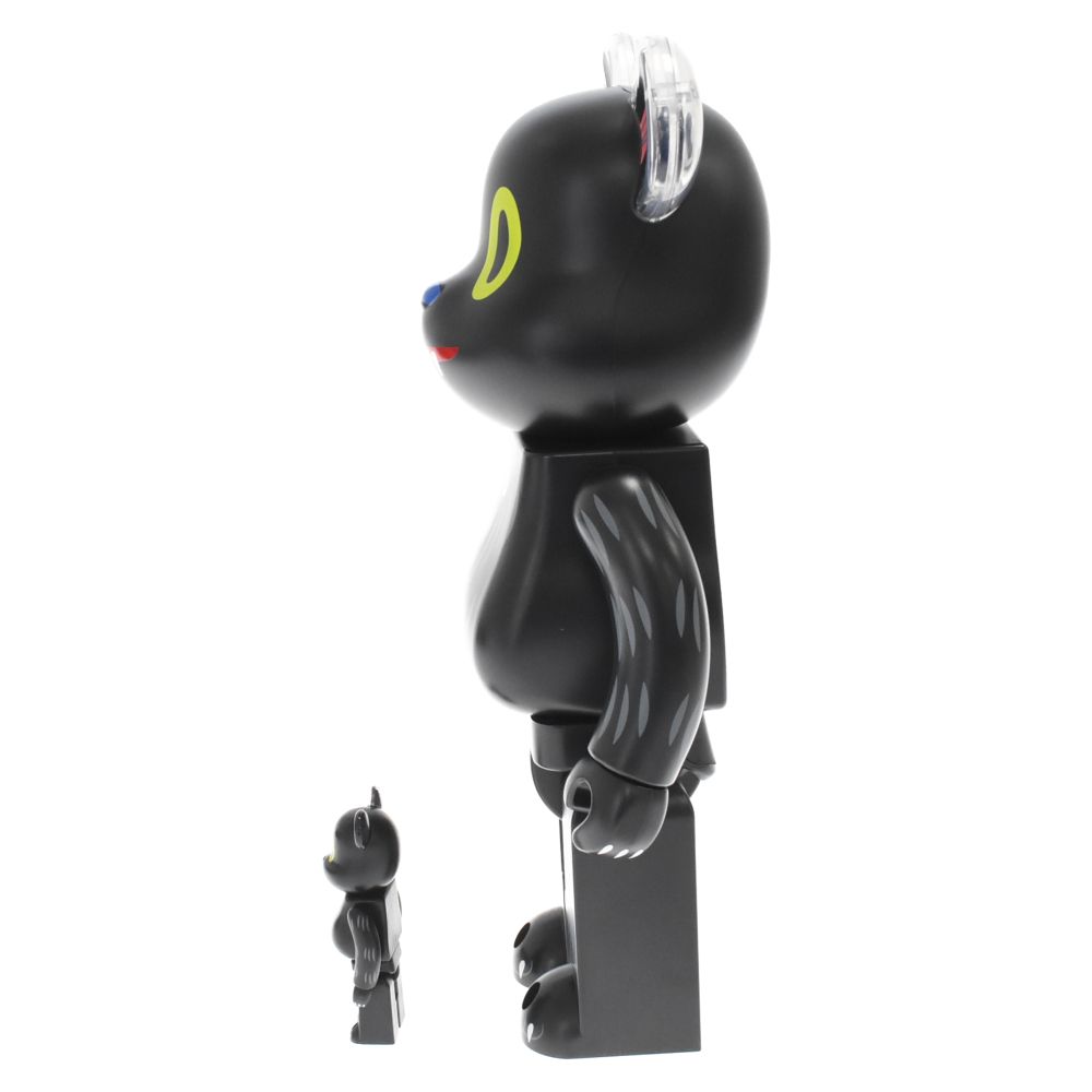 MEDICOM TOY (メディコムトイ) BE@RBRICK Gary Baseman Blackie the Cat 2G Exclusive  ベアブリック ゲーリーベースマン ブラッキーザキャット 400%/100% フィギュア 人形 ブラック