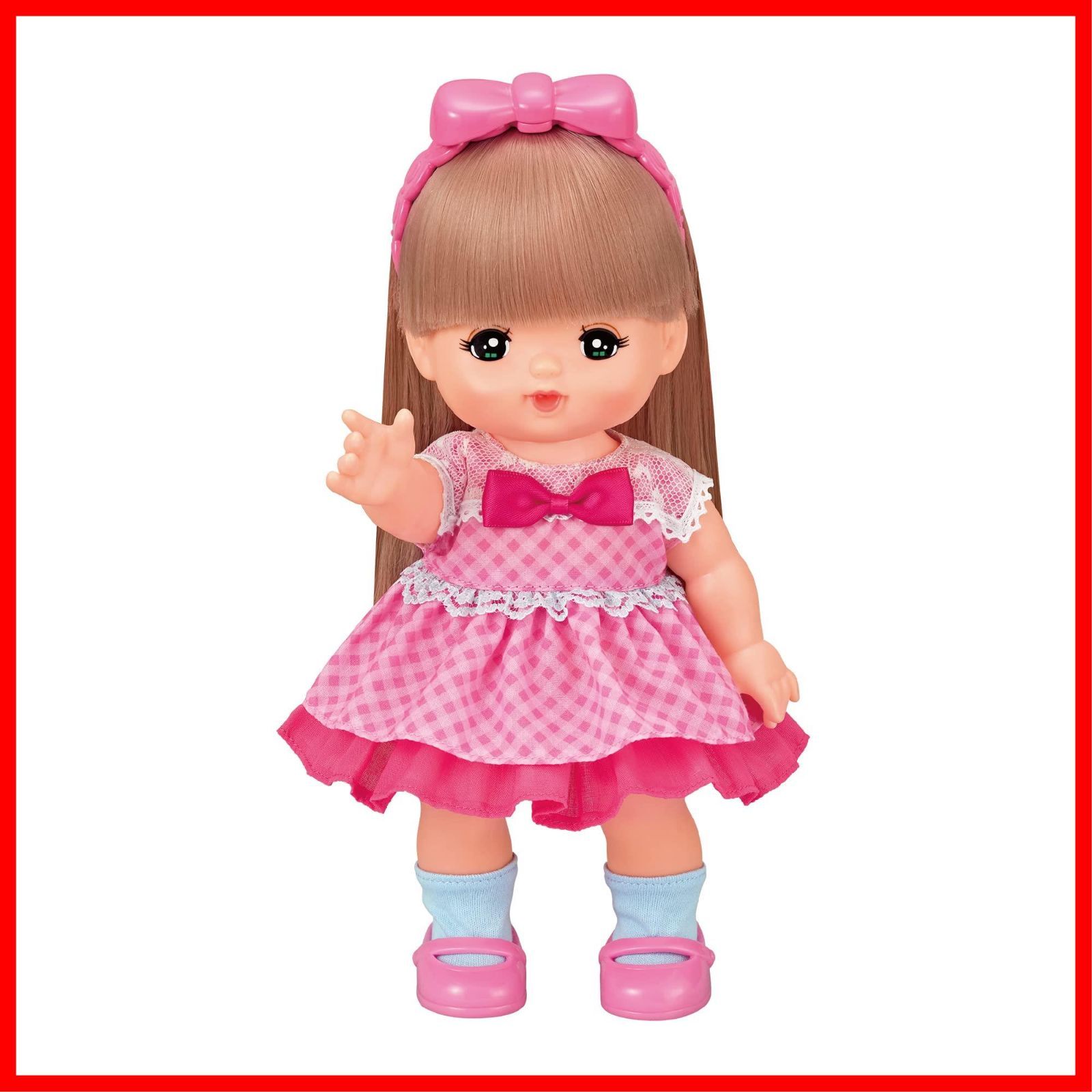 【特売】パイロットコーポレーション(PILOT CORPORATION) メルちゃん お人形セット おしゃれヘアメルちゃん(2022年発売モデル) ピンク色 1851571