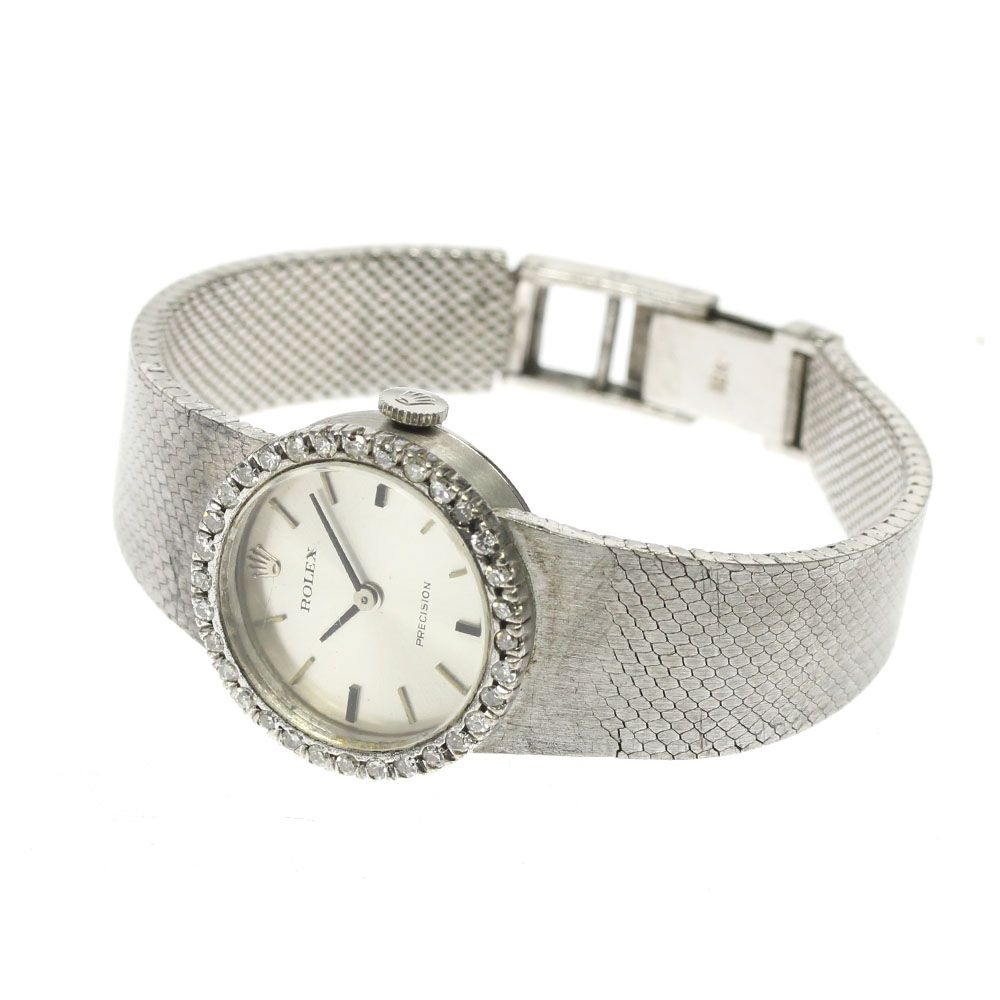 ROLEX ロレックスプレシジョン　ダイヤベゼル　2649 手巻き時計 大得価，定番 ロレックス ROLEX プレシジョン 2649 ダイヤベゼル 手