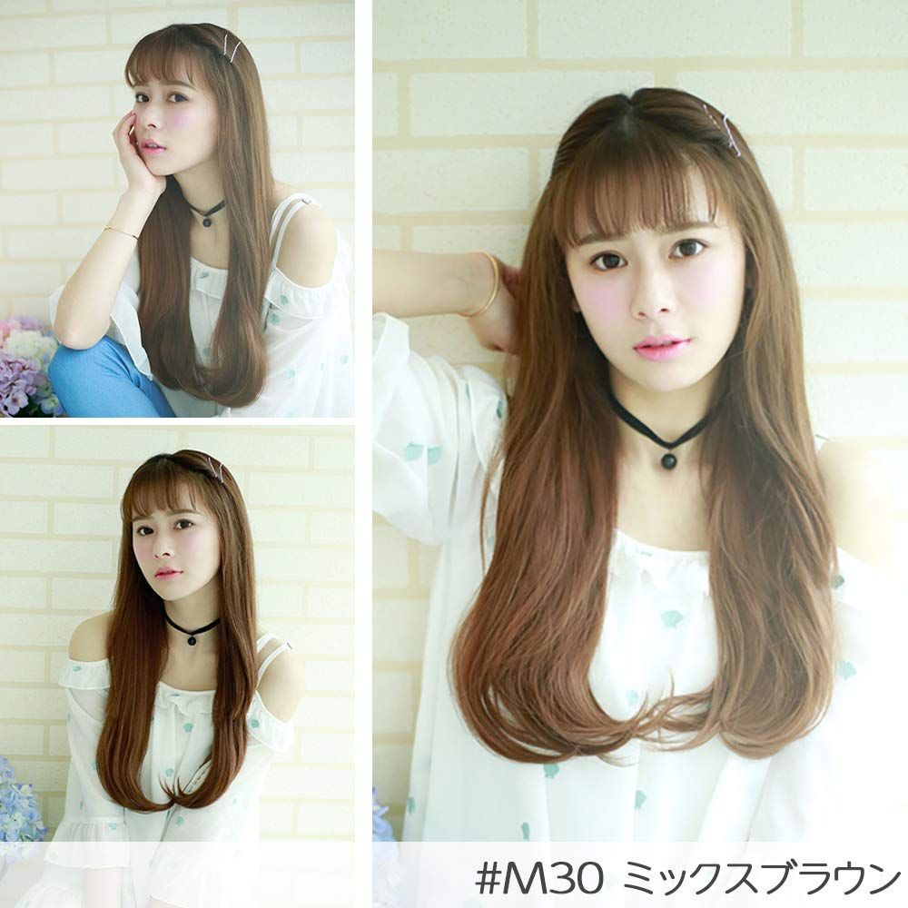襟足 襟足ウィッグ ウィッグ ロング ストレート 襟足エクステ