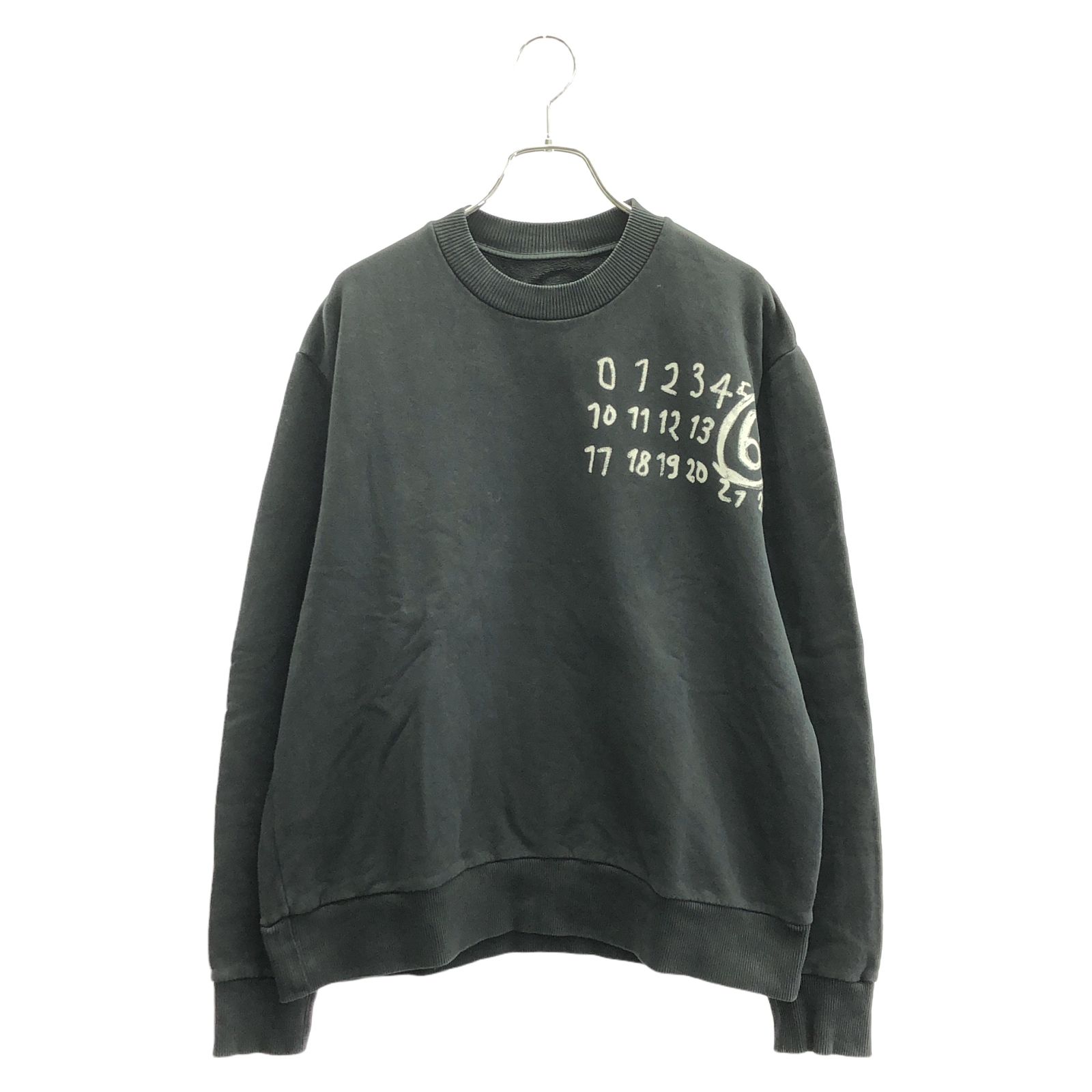 エムエムシックス MM6 スウェット スウェットシャツ ブラック コットン スウェットシャツ レディース Used B