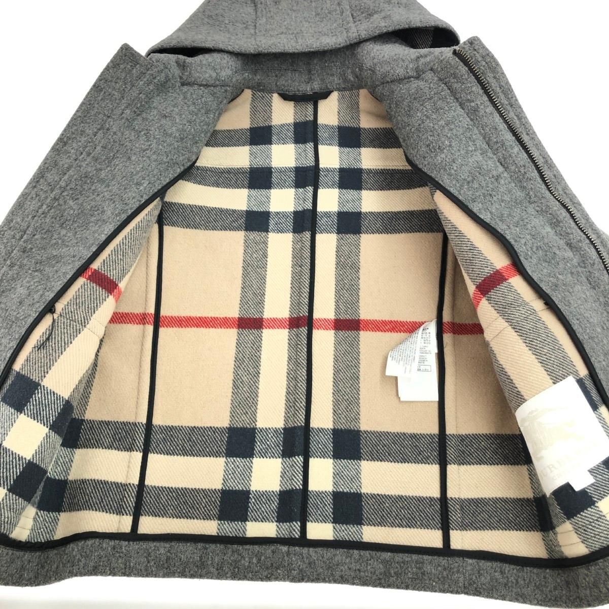 BURBERRY LONDON バーバリーロンドン ダッフルコート サイズ 4Y 104cm 裏地ノバチェック 4Y 104CM グレー キッズ 240001163559 WWW_USTAUSTRALIA_COM_AU